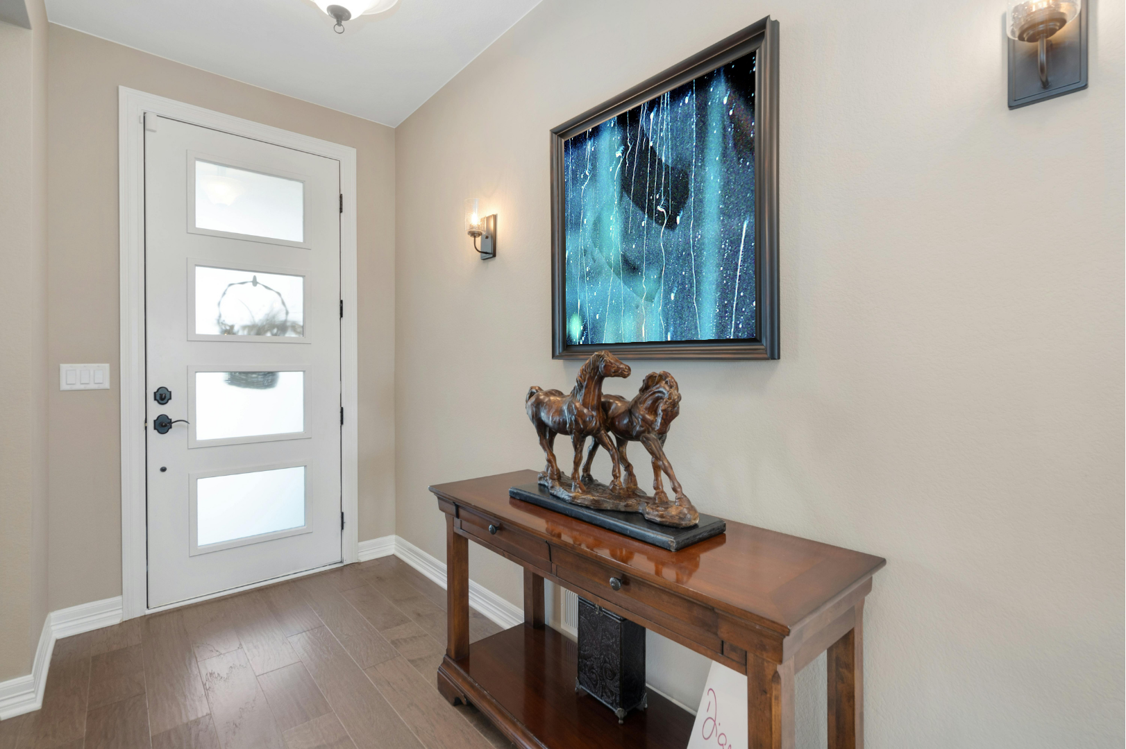 Moonlit Mirror original abstract contextualised office art modern decor photo print by Blair Montague Drake